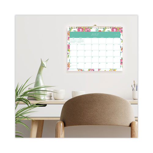 Picture of Day Designer Peyton Academic Wall Calendar, Floral Artwork, 11 x 8.75, White Sheets, 12-Month (July to June): 2024 to 2025