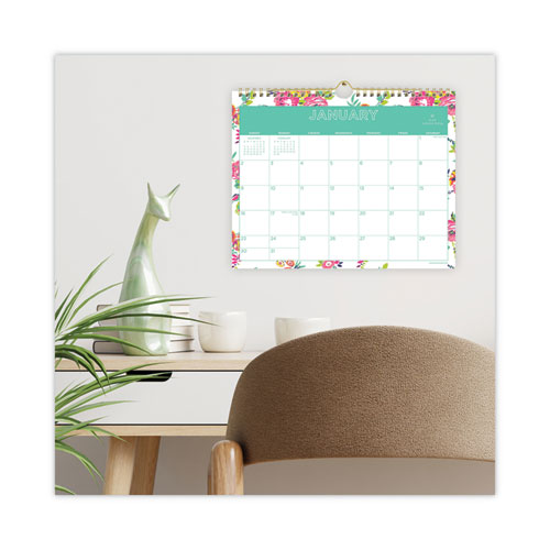 Picture of Day Designer Peyton Wall Calendar, Floral Artwork, 11 x 8.75, White/Multicolor Sheets, 12-Month (Jan to Dec): 2025