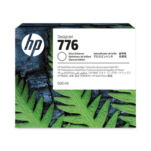 Picture of HP 776 (1XB06A) Gloss Enhancer Original DesignJet Ink Cartridge