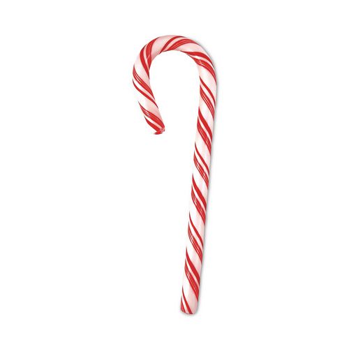 Picture of Peppermint Candy Canes, 1 oz, 60 Pieces/Jar, 1 Jar/Carton