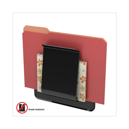 Picture of Stand Tall Wall File, Legal/Letter/Oversized Size, 9.25" x 10.63", Black