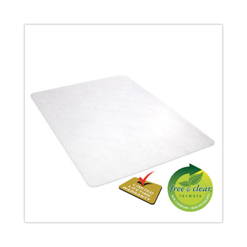 Picture of Antimicrobial Chair Mat, Rectangular, 45 x 53, Clear