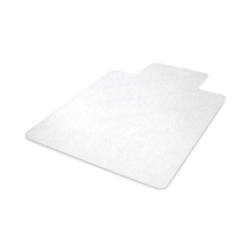 Picture of EconoMat All Day Use Chair Mat for Hard Floors, Flat Packed, 46 x 60, Lipped, Clear