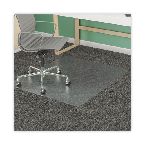 Picture of SuperMat Frequent Use Chair Mat for Medium Pile Carpet, 36 x 48, Rectangular, Clear