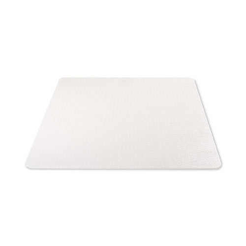 Picture of SuperMat Frequent Use Chair Mat, Med Pile Carpet, Flat, 45 x 53, Rectangular, Clear