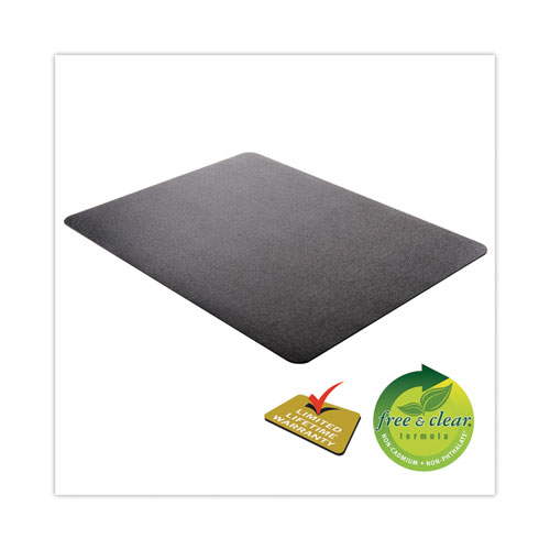 Picture of SuperMat Frequent Use Chair Mat for Medium Pile Carpet, 45 x 53, Rectangular, Black