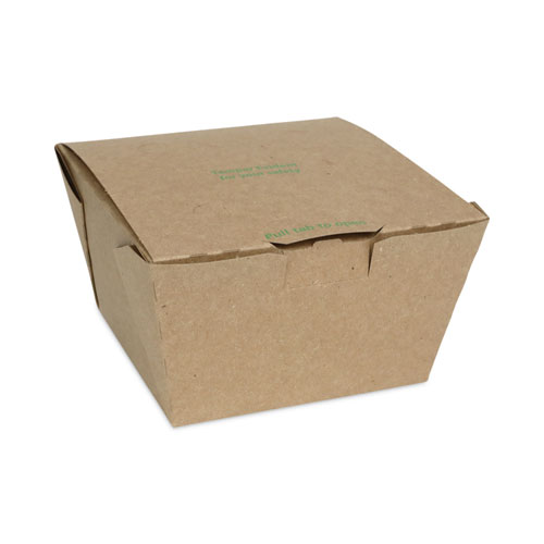 Picture of EarthChoice Tamper Evident OneBox Paper Box, 4.5 x 4.5 x 3.25, Kraft, 200/Carton