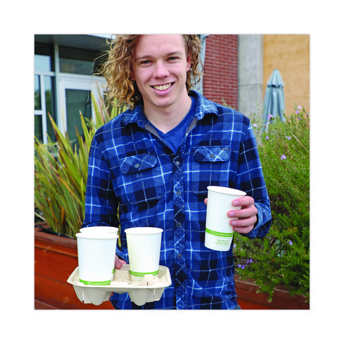 Picture of Paper Hot Cups, 16 oz, White, 1,000/Carton