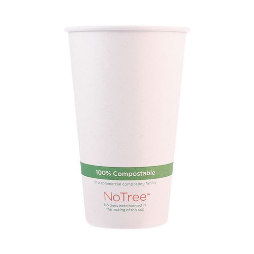 Picture of NoTree Paper Hot Cups, 16 oz, Natural, 1,000/Carton