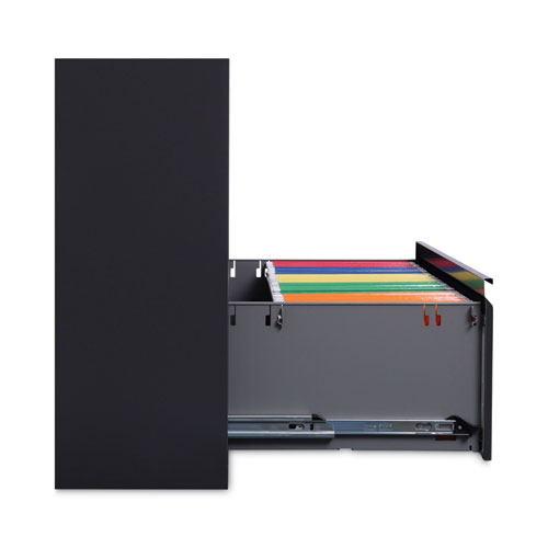 Picture of Lateral File, 3 Legal/Letter/A4/A5-Size File Drawers, Charcoal, 30" x 18" x 39.5"