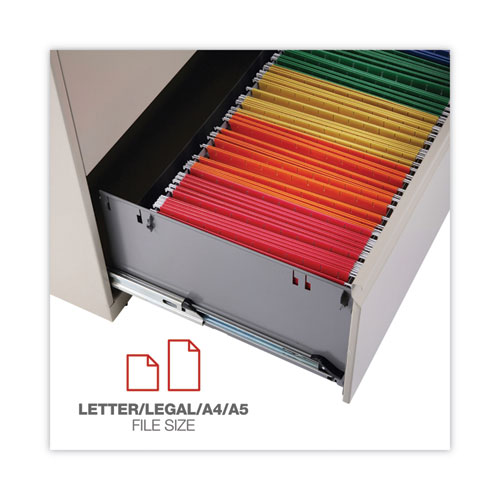 Picture of Lateral File, 3 Legal/Letter/A4/A5-Size File Drawers, Putty, 30" x 18" x 39.5"