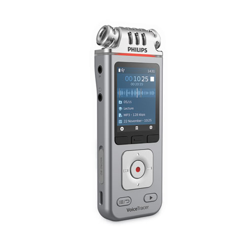 Picture of Voice Tracer DVT4110 Digital Recorder, 8 GB, Silver