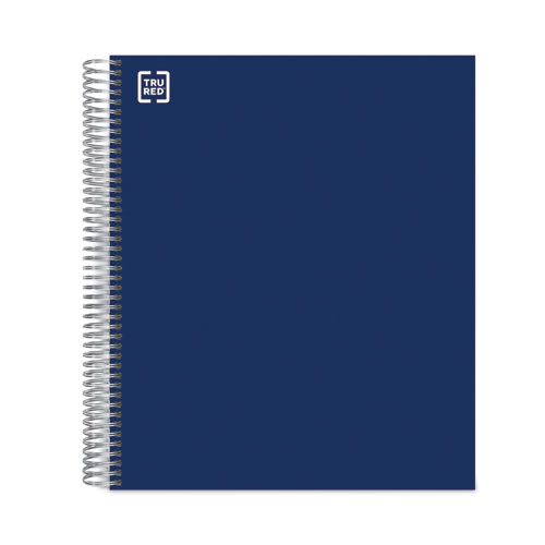 Picture of Premium Five-Subject Notebook, Medium/College Rule, Blue Cover, 11 x 8.5, 200 Sheets