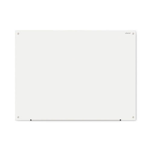 Picture of Frameless Glass Marker Board, 48 x 36, White Surface