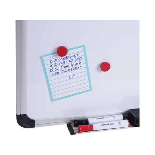 Picture of Magnetic Steel Dry Erase Marker Board, 24" x 18", White Surface, Satin Aluminum Frame