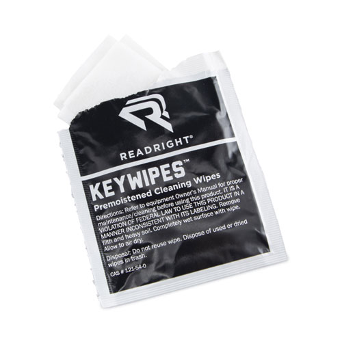 Picture of KeyWipes Keyboard Wet Wipes, 6.88 x 5, Unscented, 18/Box