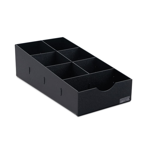 Picture of Condiment Caddy, 7 Compartments, 8.75 x 16 x 5.25, Black