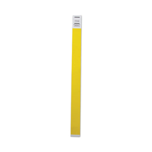 Picture of Crowd Management Wristbands, Sequentially Numbered, 9.75" x 0.75", Neon Yellow,500/Pack