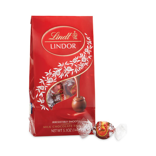 Picture of Lindor Milk Chocolate Truffles, 3.5 oz Bag, Ships in 1-3 Business Days