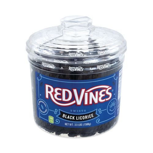 Picture of Black Licorice Twists, 3.5 lb Jar