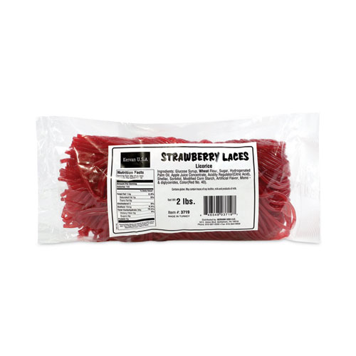Picture of Licorice Laces, Strawberry, 2 lb Bag, Ships in 1-3 Business Days