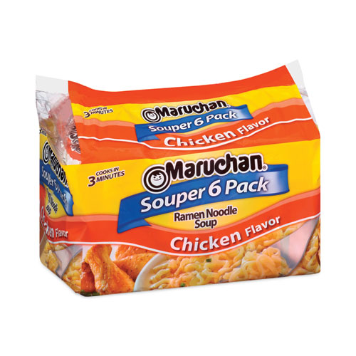 Picture of Ramen Noodle Soup Chicken Flavor Souper, 3 oz, 6/Package, 4 Packages/Pack