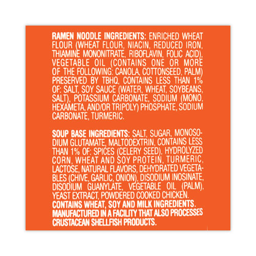 Picture of Ramen Noodle Soup Chicken Flavor Souper, 3 oz, 6/Package, 4 Packages/Pack