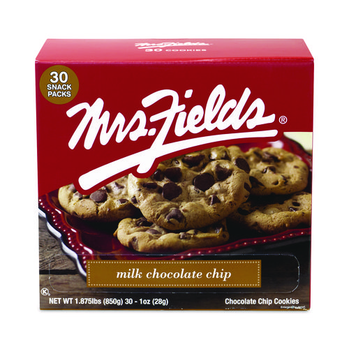 Picture of Milk Chocolate Chip Cookies, 1 oz, Indidually Wrapped Pack, 30/Carton