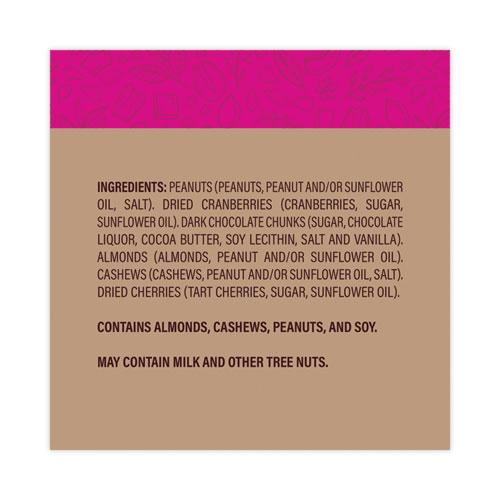 Picture of Wholesome Medley Trail Mix, 1.5 oz Bag, 16 Bags/Carton