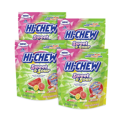 Picture of Fruit Chews, Sweet and Sour, 12.7 oz, 3/Pack