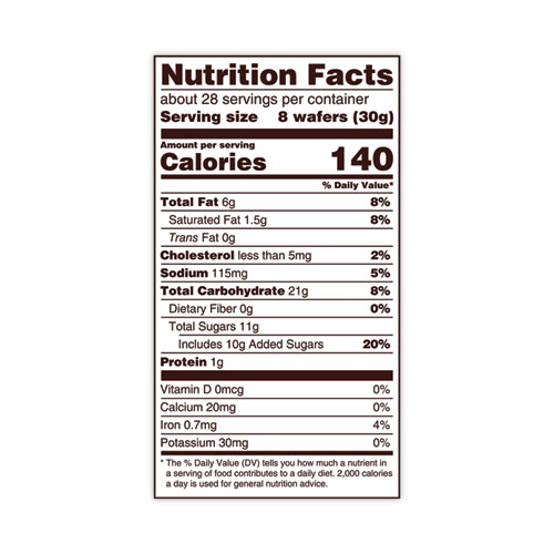 Picture of Nilla Wafers, 15 oz Box, 2 Boxes/Pack