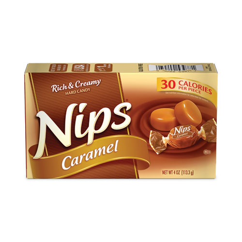 Picture of Nips Hard Candy, Caramel, 4 oz Pack, 12 Packs, Delivered in 1-4 Business Days