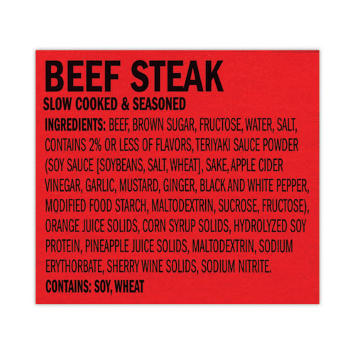 Picture of Jumbo Teriyaki Beek Steak, 2 oz, 12/Box