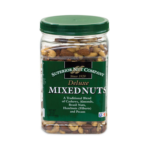 Picture of Deluxe Mixed Nuts, 30 oz Jar, Delivered in 1-4 Business Days