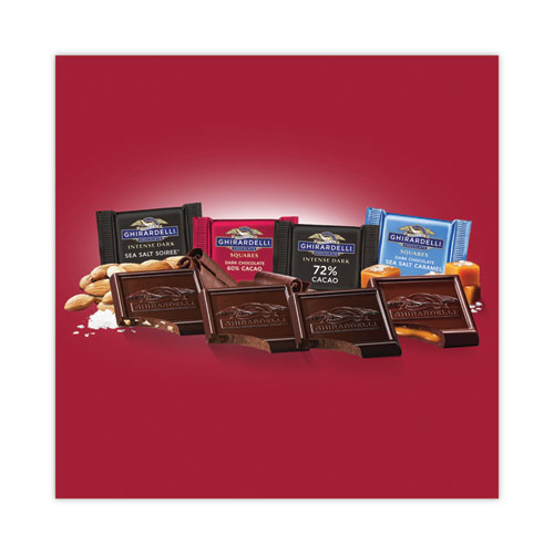 Picture of Squares Premium Dark Chocolate Assortment, 14.86 oz Bag