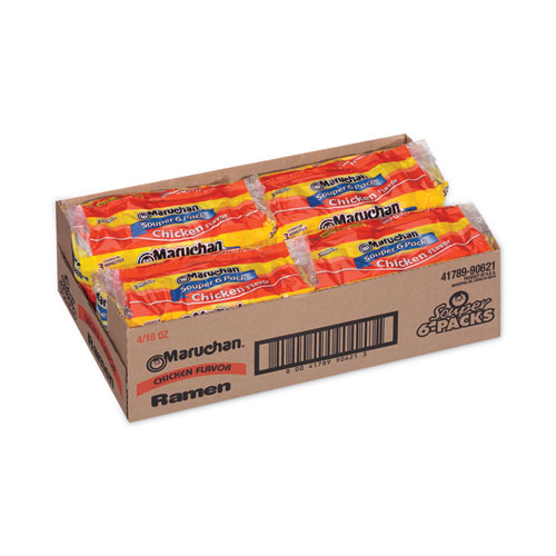 Picture of Ramen Noodle Soup Chicken Flavor Souper, 3 oz, 6/Package, 4 Packages/Pack