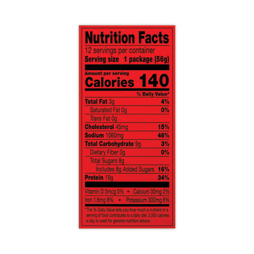 Picture of Jumbo Teriyaki Beek Steak, 2 oz, 12/Box