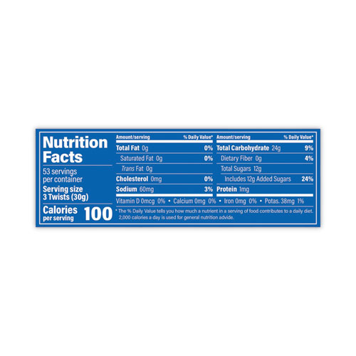 Picture of Black Licorice Twists, 3.5 lb Jar