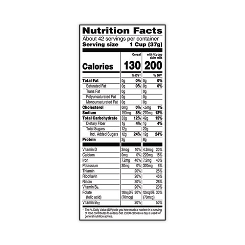 Picture of Frosted Flakes Breakfast Cereal, 61.9 oz Bag, 2 Bags/Box