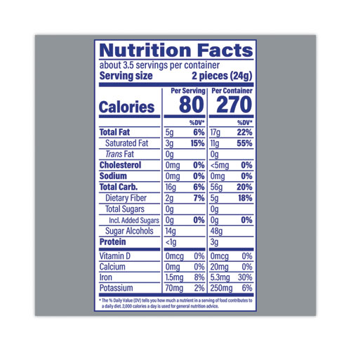 Picture of Sugar Free Peppermint Pattie, 3 oz Peg Bags, 12/Carton