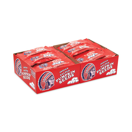 Picture of Salted Pumpkin Seeds, 0.31 oz Pouches, 36 Pouches/Pack, 2 Packs/Carton