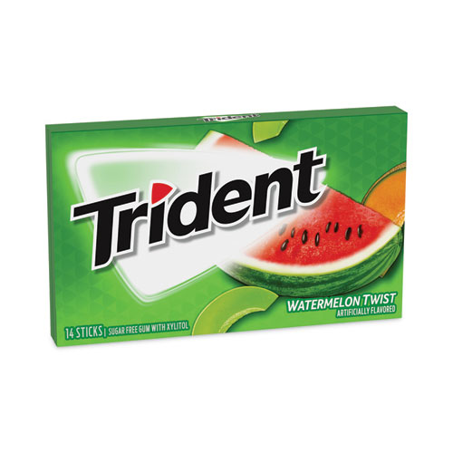 Picture of Sugar-Free Gum, Watermelon Twist, 14 Pieces/Pack, 12 Packs/Carton, Ships in 1-3 Business Days