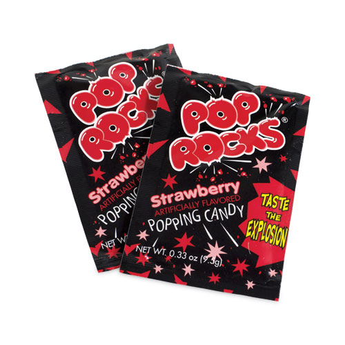 Picture of Sugar Candy,Strawberry, 0.33 oz Pouches, 24/Carton