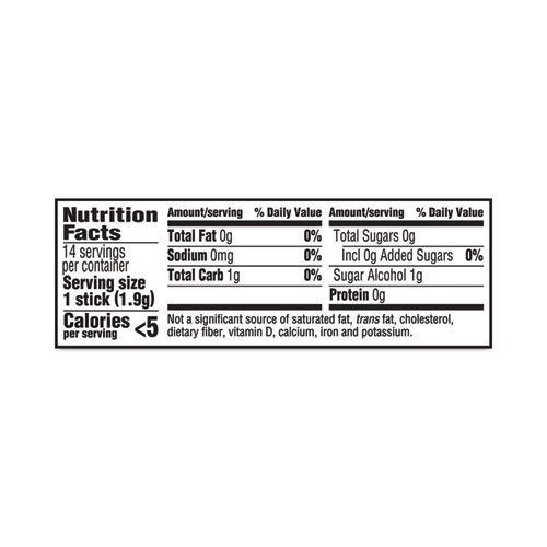 Picture of Sugar-Free Gum, Perfect Peppermint, 14 Pieces/Pack, 12 Packs/Carton