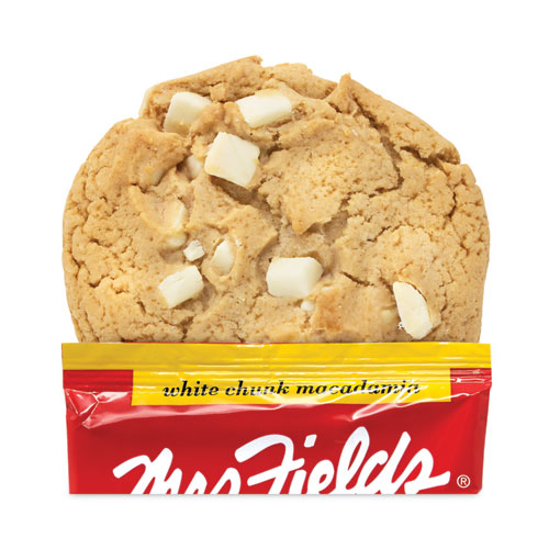 Picture of White Chunk Macadamia Cookies, 2.1 oz, Individually Wrapped Pack, White Chocolate, 12/Carton