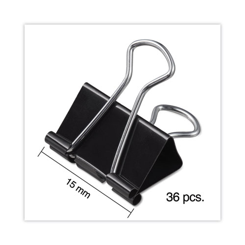 Picture of Binder Clip Value Pack, Mini, Black/Silver, 36/Box