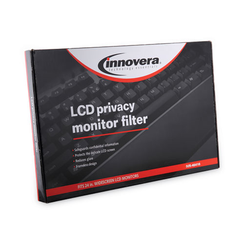 Picture of Premium Antiglare Blur Privacy Monitor Filter for 24" Widescreen Flat Panel Monitor, 16:9/16:10 Aspect Ratio