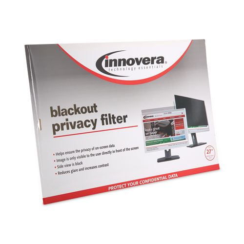 Picture of Blackout Privacy Filter for 27" Widescreen Flat Panel Monitor, 16:9 Aspect Ratio