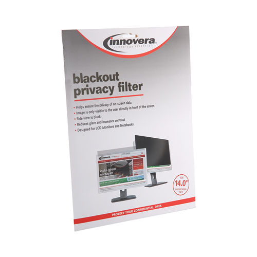 Picture of Blackout Privacy Filter for 14" Widescreen Laptop, 16:9 Aspect Ratio