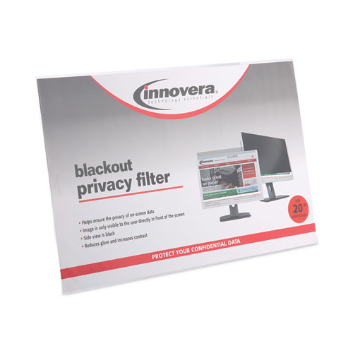 Picture of Blackout Privacy Monitor Filter for 20.1" Widescreen Flat Panel Monitor, 16:10 Aspect Ratio